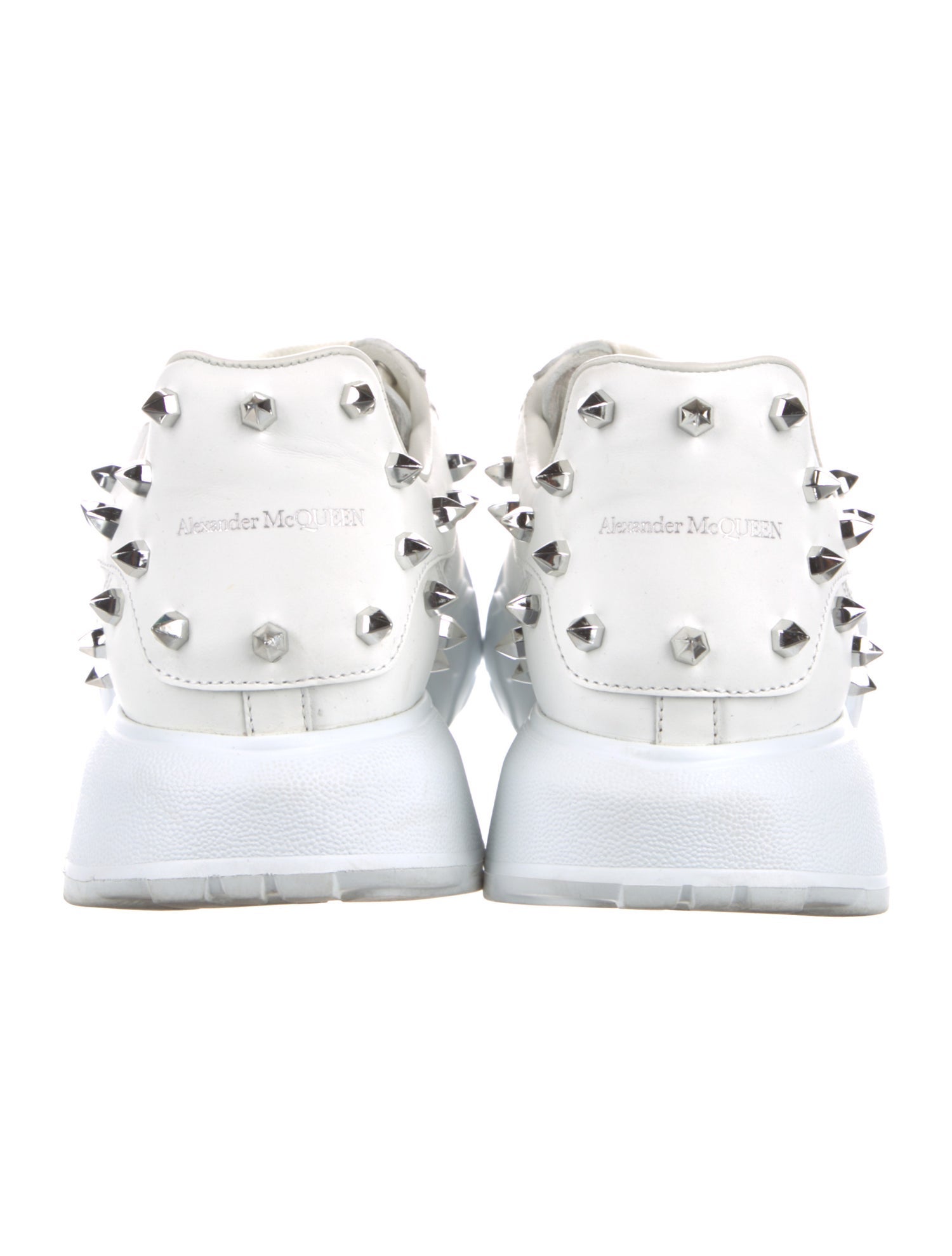 Alexander McQueen Leather Studded Accents Sneakers